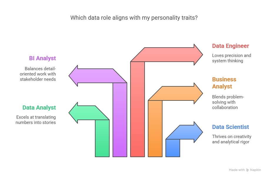 Wich data role alligns with my personality traits